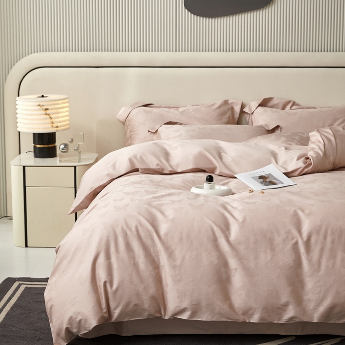 91家纺网 家纺一手货源 找家纺 恒尚居 2024新款100支长绒棉提花四件套 019梦之境