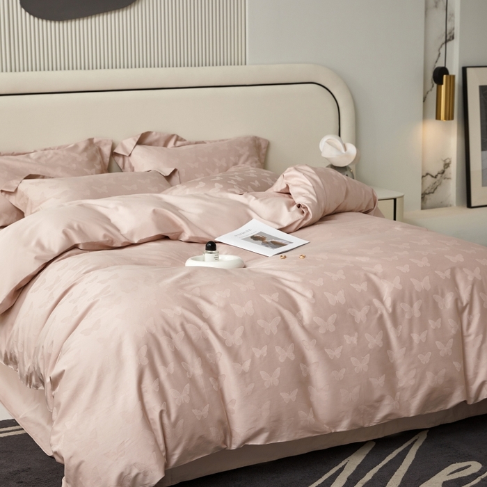 91家纺网 家纺一手货源 找家纺 恒尚居 2024新款100支长绒棉提花四件套 019梦之境