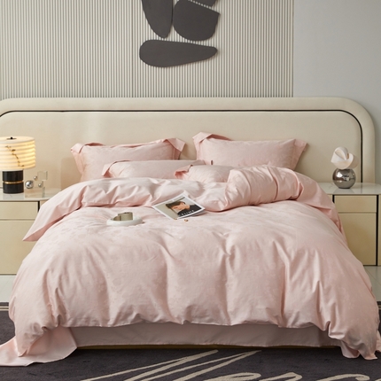 恒尚居 2024新款100支长绒棉提花四件套 016恬静花开