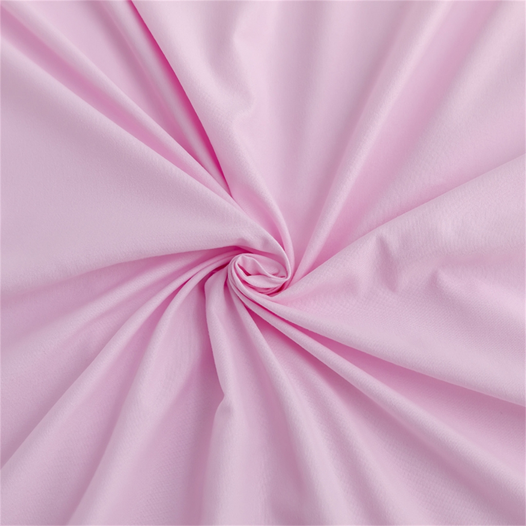 91家纺网 家纺一手货源 找家纺 2025款跨境外贸纯色磨毛单被套单品床上用品 外贸专供可定制 浅粉