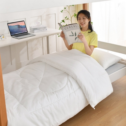 91家纺网 家纺一手货源 找家纺 （总）2024新款单人被芯大学生宿舍被芯冬被4斤5斤150*200cm被子民宿酒店加厚被子