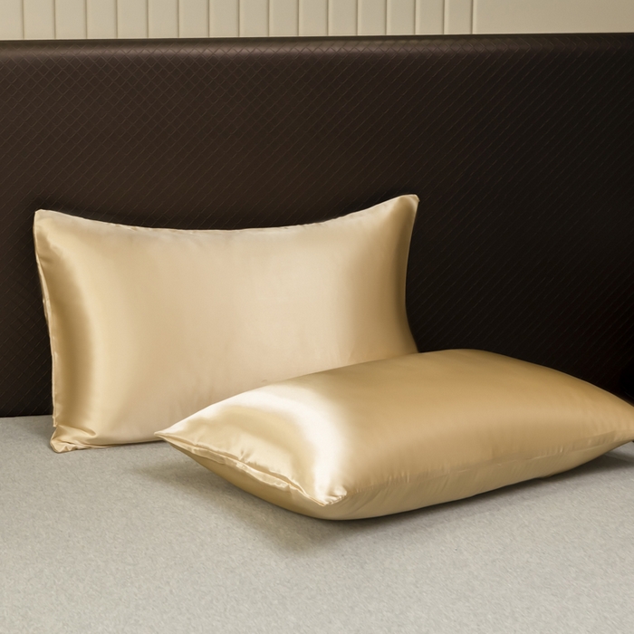 91家纺网 家纺一手货源 找家纺 （总）2025款仿真丝色丁被套+枕套套装 床上用品三件套跨境外贸纯色水洗真丝爆款可定制