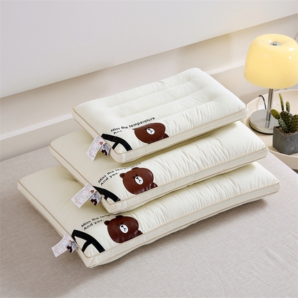 （总）天意美 2024新款全棉小熊枕芯