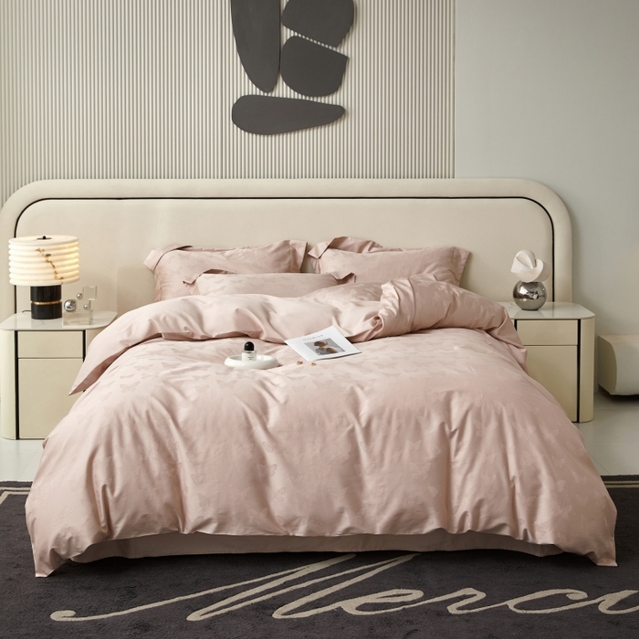 91家纺网 家纺一手货源 找家纺 恒尚居 2024新款100支长绒棉提花四件套 019梦之境