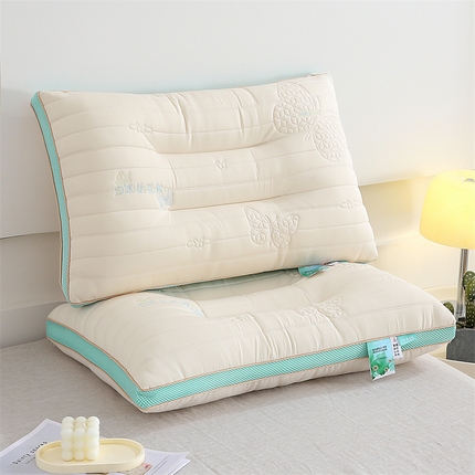 91家纺网 家纺一手货源 找家纺 （总）天意美 2024新款冰丝乳胶护颈枕夏凉枕48x74