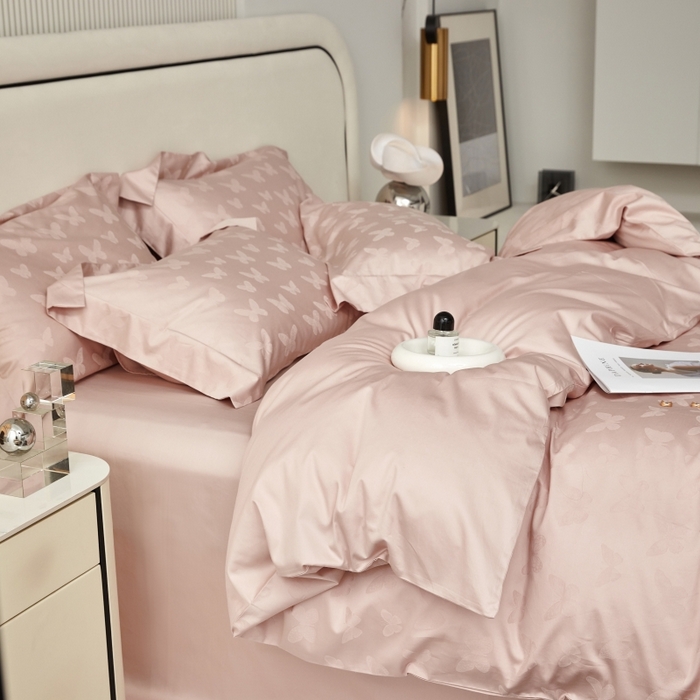 91家纺网 家纺一手货源 找家纺 恒尚居 2024新款100支长绒棉提花四件套 019梦之境