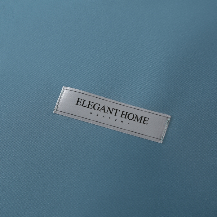 91家纺网 家纺一手货源 找家纺 2024新款100支长绒棉双人长枕套1.2m1.5米纯色全棉贡缎纯棉1.8加长枕头套 群青蓝