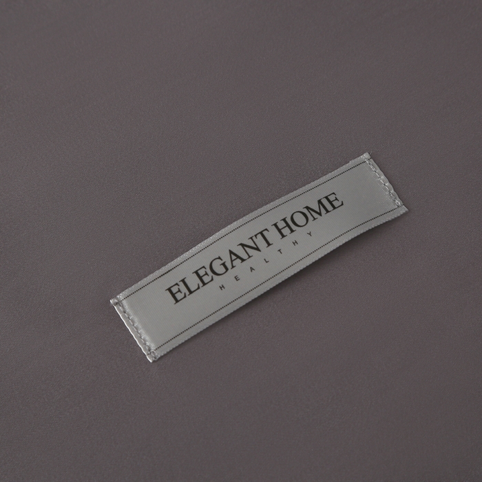 91家纺网 家纺一手货源 找家纺 2024新款100支长绒棉双人长枕套1.2m1.5米纯色全棉贡缎纯棉1.8加长枕头套 商务灰