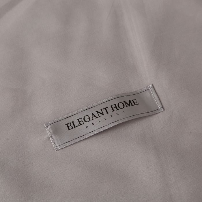 91家纺网 家纺一手货源 找家纺 2024新款100支贡缎 长绒棉枕套 贡缎枕套 48x74cm全棉枕芯套 单枕套 枕头套 都市灰