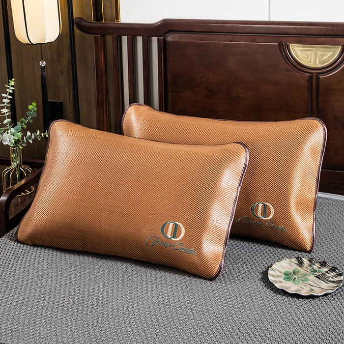 91家纺网 家纺一手货源 找家纺 （总）织布人 2024新款夏凉冰丝枕套冰藤枕套凉席枕套单枕套单枕芯48*74