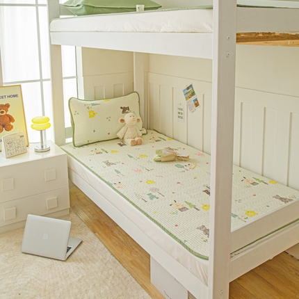 茉夕 2024新款学生宿舍上下铺全棉床盖 秘密森茶会