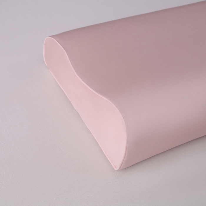 91家纺网 家纺一手货源 找家纺 2024新款100支双股长绒棉乳胶枕套全棉贡缎曲线立体记忆枕枕芯套35x55cm成人60x40cm 初荷