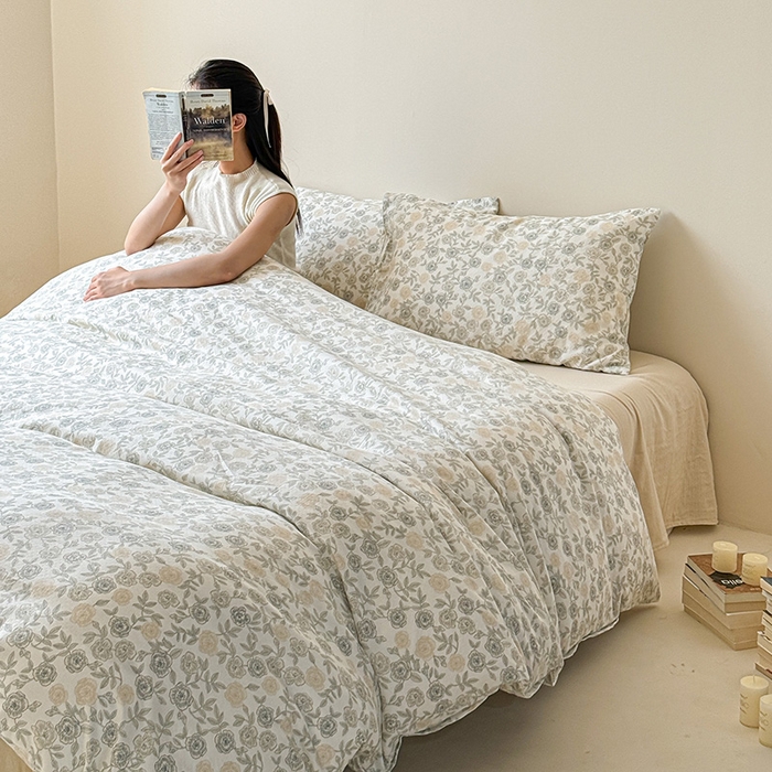 91家纺网 家纺一手货源 找家纺 （总）窝米 2024全棉A类双层纱系列四件套