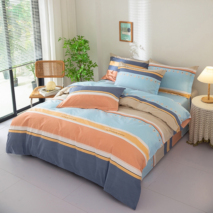 91家纺网 家纺一手货源 找家纺 2023新款12868全棉学生宿舍三件套卡通纯棉四件套斯图亚