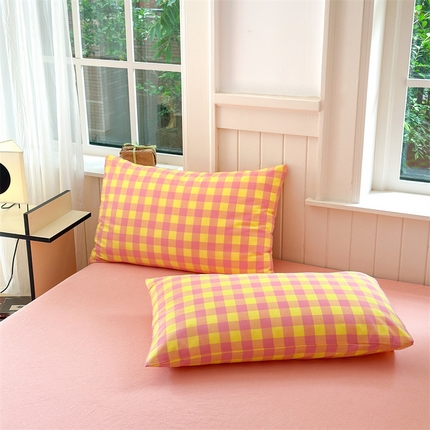 91家纺网 家纺一手货源 找家纺 （总）北欧良品 新款A类全棉色织水洗棉单枕套纯棉