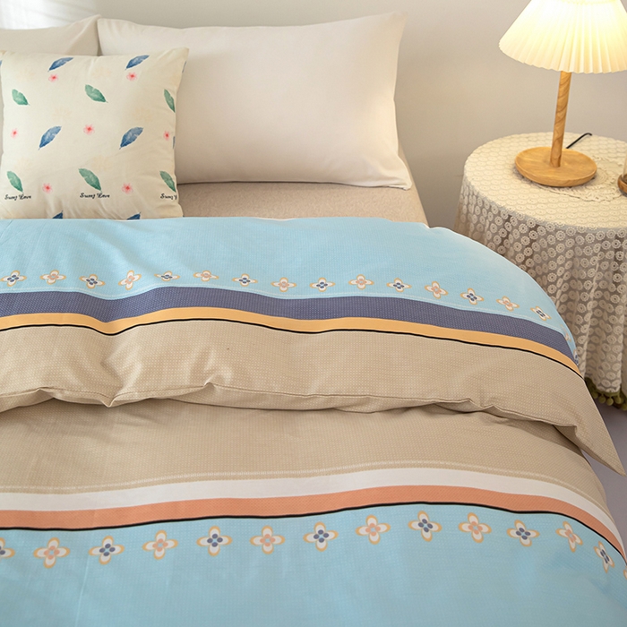 91家纺网 家纺一手货源 找家纺 雨萝家纺 2023新款12868全棉被罩纯棉被套斯图亚