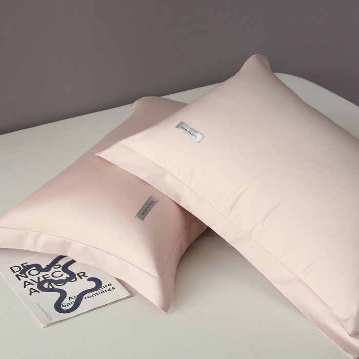 91家纺网 家纺一手货源 找家纺 2024新款100支贡缎 长绒棉枕套 贡缎枕套 48x74cm全棉枕芯套 单枕套 枕头套 初荷