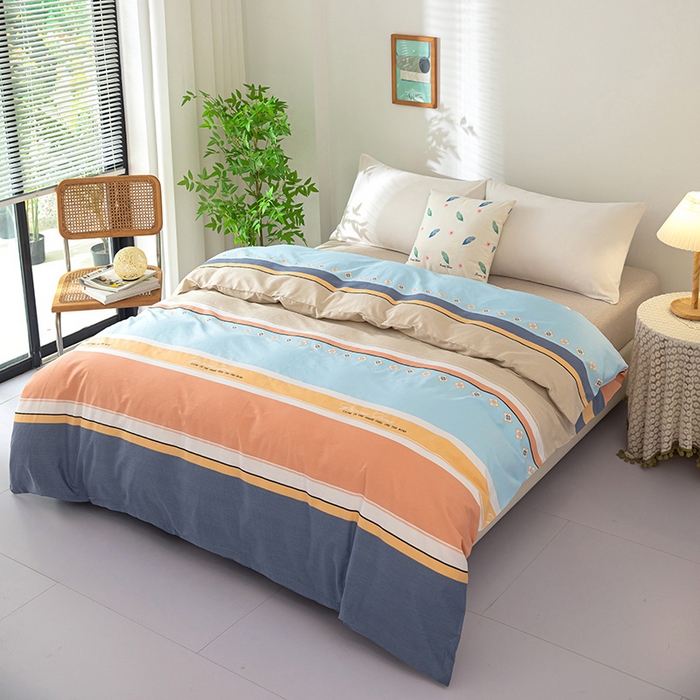 91家纺网 家纺一手货源 找家纺 雨萝家纺 2023新款12868全棉被罩纯棉被套斯图亚