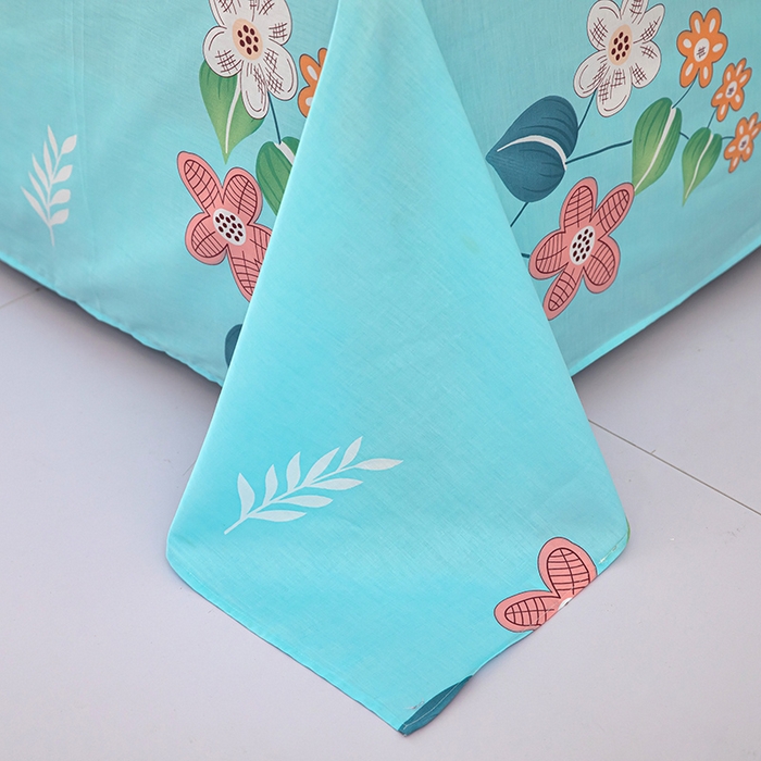 91家纺网 家纺一手货源 找家纺  雨萝家纺 2020新款12868全棉纯棉床单觅香