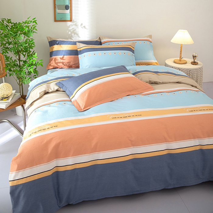 91家纺网 家纺一手货源 找家纺 2023新款12868全棉学生宿舍三件套卡通纯棉四件套斯图亚