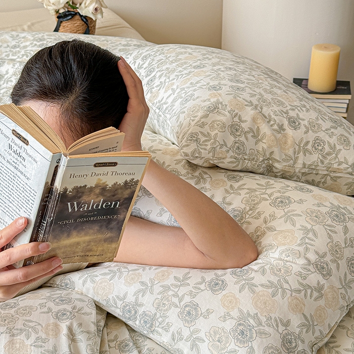 91家纺网 家纺一手货源 找家纺 （总）窝米 2024全棉A类双层纱系列四件套