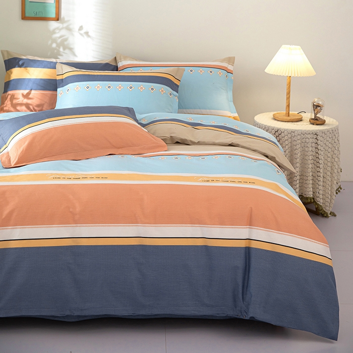 91家纺网 家纺一手货源 找家纺 2023新款12868全棉学生宿舍三件套卡通纯棉四件套斯图亚