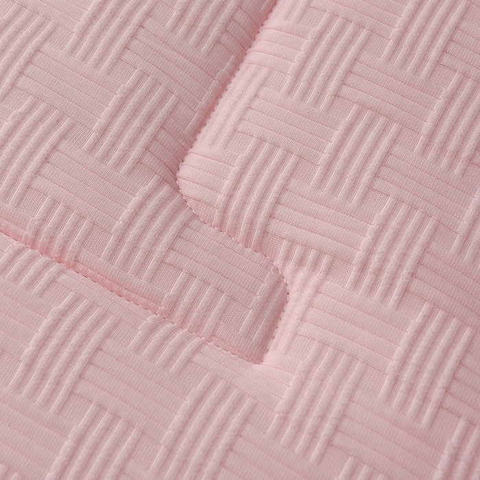 91家纺网 家纺一手货源 找家纺 招财狼家纺 2024新款华夫格羽丝被 高级粉