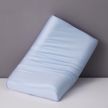 91家纺网 家纺一手货源 找家纺 （总）2024新款100支双股长绒棉乳胶枕套全棉贡缎曲线立体记忆枕枕芯套35x55cm成人60x40cm