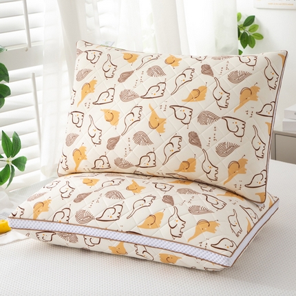 91家纺网 家纺一手货源 找家纺 芯宜佳 2024新款生物基零压乳胶枕 小萌象-橙48*74cm