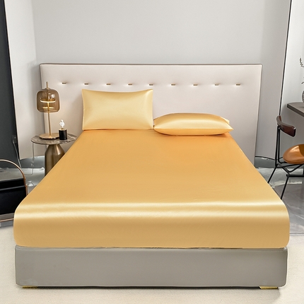 91家纺网 家纺一手货源 找家纺 （总）柏钧家纺 2024新款跨境直播色丁防水床笠