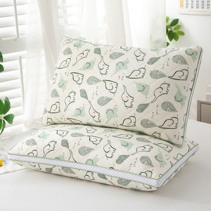 91家纺网 家纺一手货源 找家纺 芯宜佳 2024新款生物基零压乳胶枕 小萌象-绿48*74cm