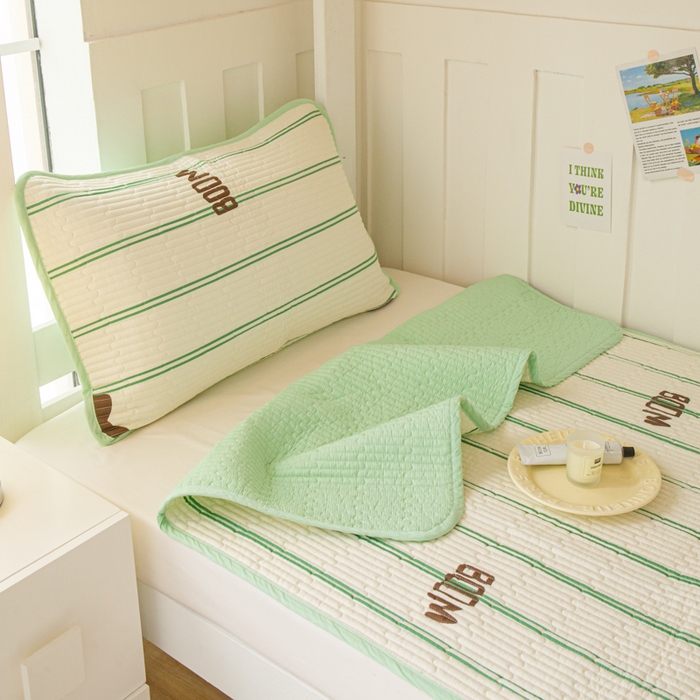 91家纺网 家纺一手货源 找家纺 茉夕 2024新款学生宿舍上下铺全棉床盖 大象兰兰