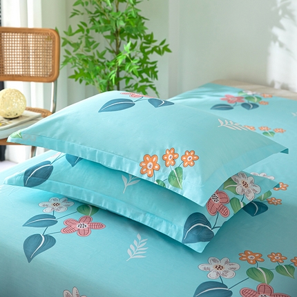 91家纺网 家纺一手货源 找家纺 总雨萝新款12868全棉纯棉枕套30*50cm一只