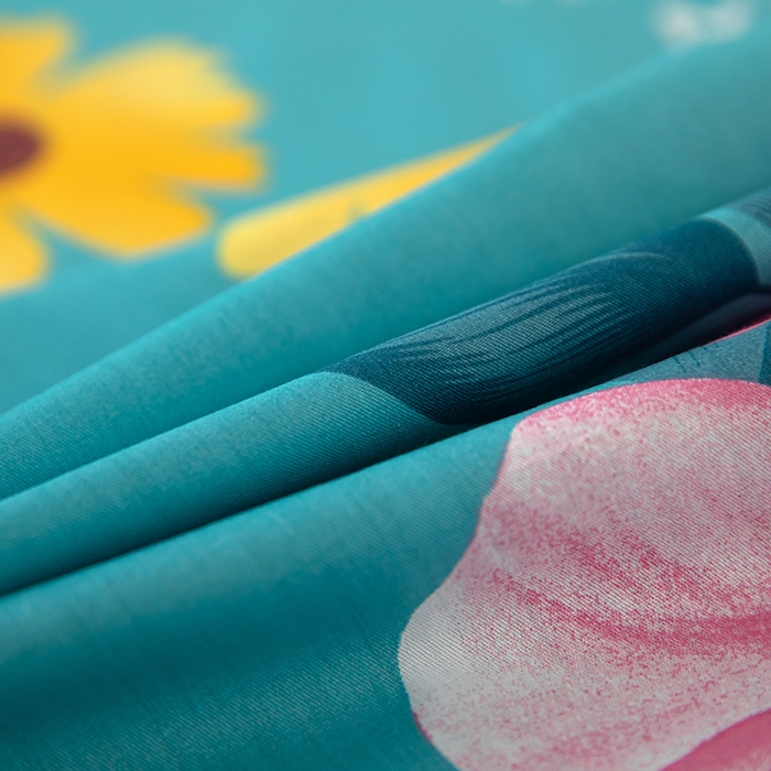 91家纺网 家纺一手货源 找家纺 雨萝家纺 2020新款12868全棉纯棉床单花蕊