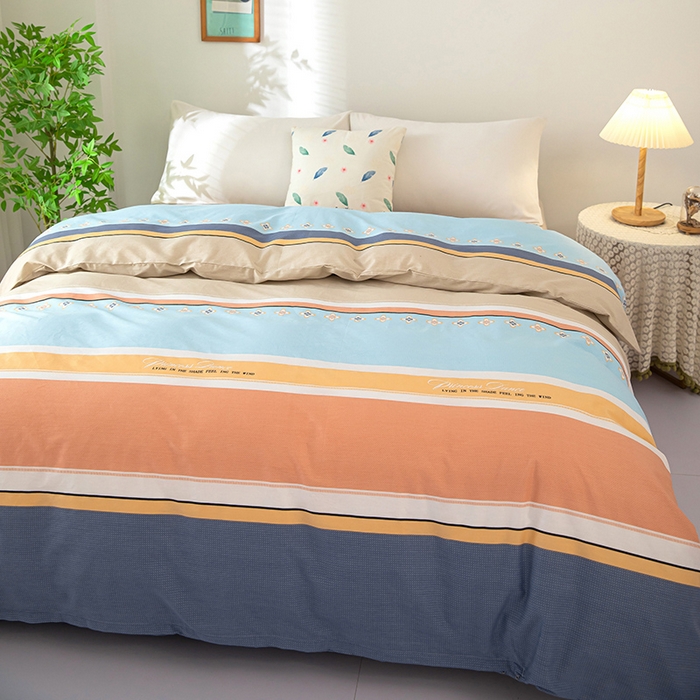 91家纺网 家纺一手货源 找家纺 雨萝家纺 2023新款12868全棉被罩纯棉被套斯图亚