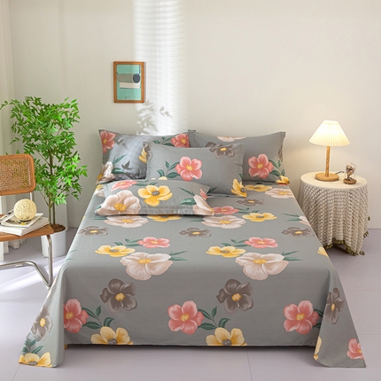 91家纺网 家纺一手货源 找家纺 （总） 雨萝家纺 新款12868全棉纯棉床单