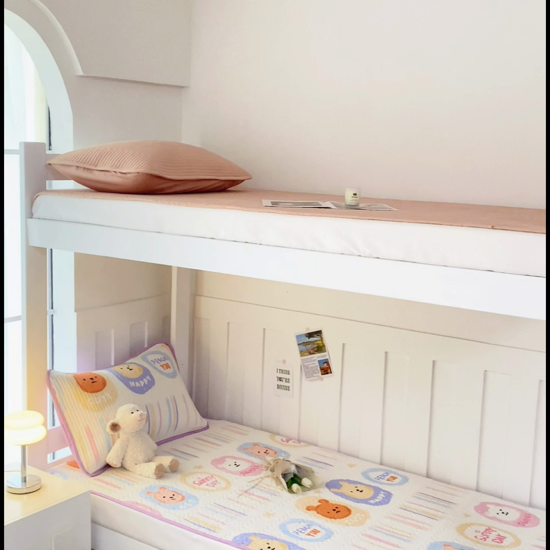 91家纺网 家纺一手货源 找家纺 茉夕 2024新款学生宿舍上下铺全棉床盖 丹尼日记