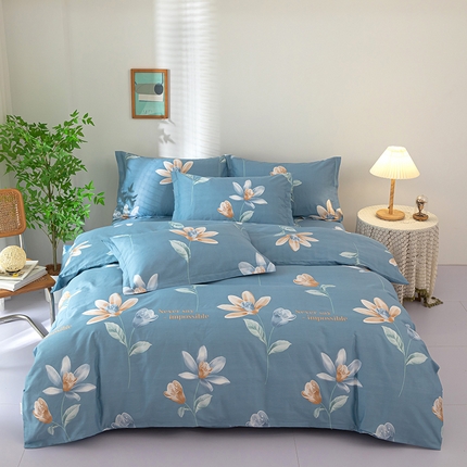 91家纺网 家纺一手货源 找家纺 （总）新款12868全棉学生宿舍三件套卡通纯棉四件套