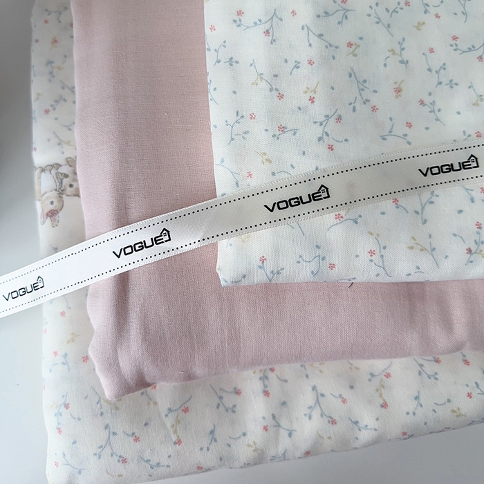 91家纺网 家纺一手货源 找家纺 麦伦家居 2024春夏新品全棉有氧双层纱印花系列四件套（叠拍图）花枝兔