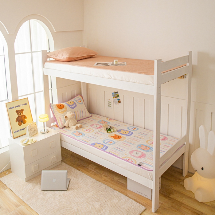 91家纺网 家纺一手货源 找家纺 茉夕 2024新款学生宿舍上下铺全棉床盖 丹尼日记