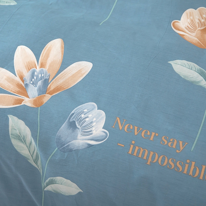 91家纺网 家纺一手货源 找家纺 雨萝家纺 2023新款12868全棉被罩纯棉被套烂漫芭蕾