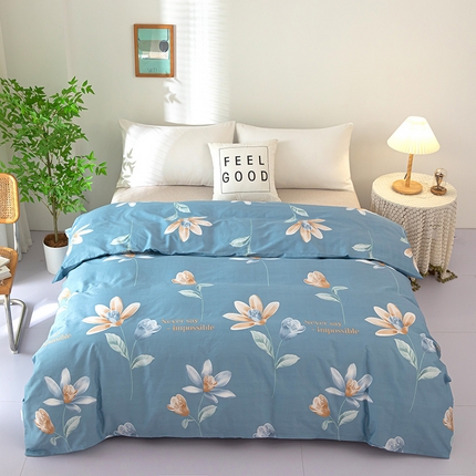 雨萝家纺 2023新款12868全棉被罩纯棉被套烂漫芭蕾