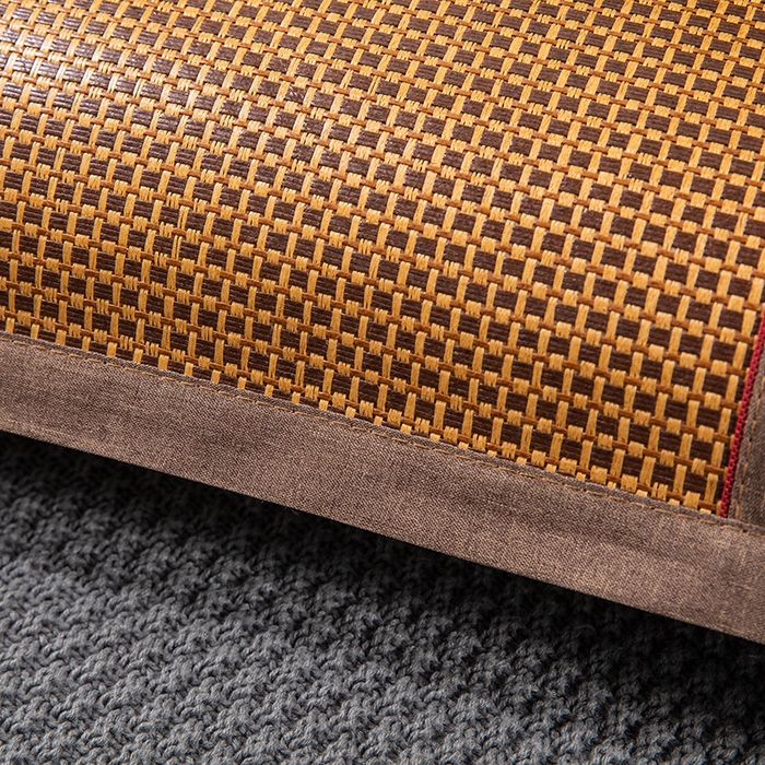 91家纺网 家纺一手货源 找家纺 织布人 2024新款夏凉冰丝枕套冰藤枕套凉席枕套单枕套单枕芯48*74 方格直角/单枕套 