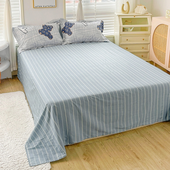 91家纺网 家纺一手货源 找家纺 恩泽 2024新款ins风全棉四件套 可比乐园