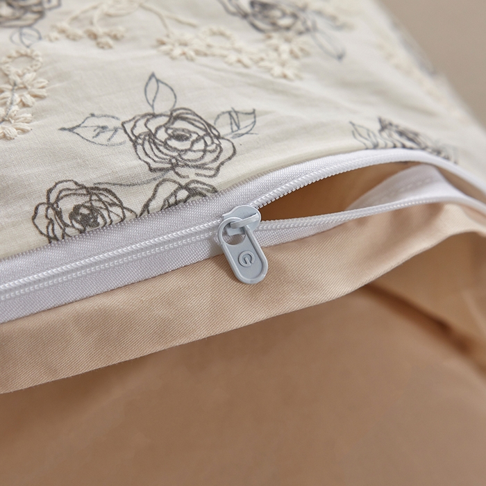 91家纺网 家纺一手货源 找家纺 2024新款全新工艺全棉古风刺绣四件套 解语花