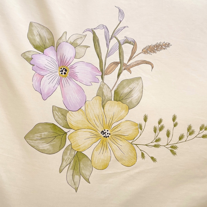 91家纺网 家纺一手货源 找家纺 恩泽 2024新款ins风全棉单品枕套 花都丽影