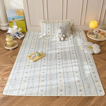 91家纺网 家纺一手货源 找家纺 美达家纺  2025新款全棉夹棉防滑可机洗床垫地垫软席 香榭丽舍