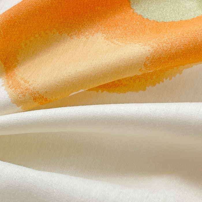 91家纺网 家纺一手货源 找家纺 恩泽 2024新款ins风全棉单品枕套 橘色心情