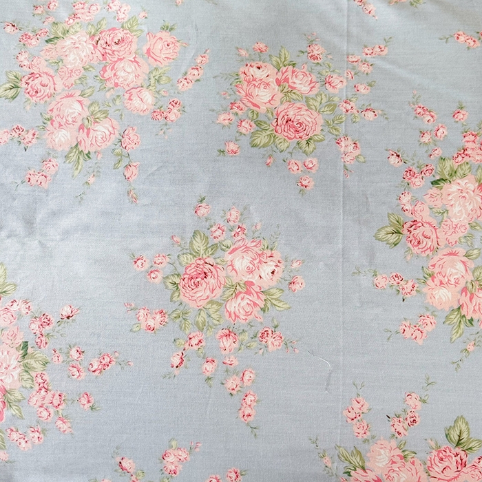 91家纺网 家纺一手货源 找家纺 美达家纺 2025新款全棉半夹棉花边床盖四件套 欧风花影