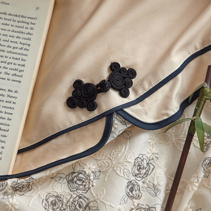 91家纺网 家纺一手货源 找家纺 2024新款全新工艺全棉古风刺绣四件套 解语花